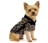 Medusa Head Dog Hoodie Clothes Outfit S | Lightweight Puppy Costume Breathable Sweatshirt