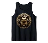 Medusa Head Myth Gorgon Eagle Snake Hair Greek Mythology Tank Top