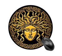 Medusa Head on A Shield Funny Mouse Pad 8" Stylish Non-Slip Mousepad Mats