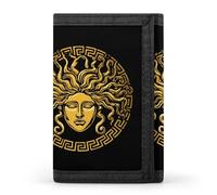 Medusa Head on A Shield Funny Trifold Wallets with ID Credit Card Slot
