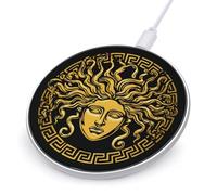 Medusa Head on A Shield Stylish Wireless Charger 10W Fast Charging Pad