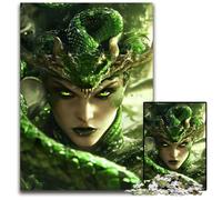 Medusa Jigsaws 1000 Pieces for Adults Wooden Jigsaw Puzzles for Adults Gift for Men And Women Daily Special Occasion 1000 PCS(75x50cm)