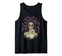 Medusa Lollipop Sunglasses Greek Mythology Halloween Tank Top