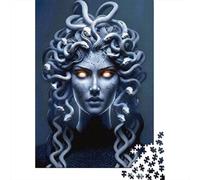Medusa Mythical Queen 1000 Pieces Extra-thick Cardboard Jigsaw Puzzle Bundle Jigsaw Collectors Educational Game Brain Training Beautiful Decoration 70x50cm/1000pcs