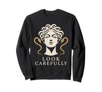 Medusa Mythology Feminist Medusa Minimal Dark Feminine Sweatshirt