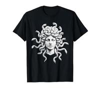 Medusa Retro Vintage Classic Alternative Rock Metal Goth T-Shirt, Men, Black, Small