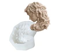 Medusa Silicone Mold with Detailed Design Resin Soap and Chocolate Making Mold Perfect for Artisanal Projects Detailed Sculpture