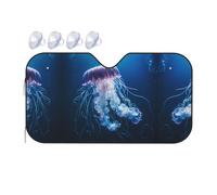 Medusa Small Car Windshield Sunshade - Quick Cooling in The car in Summer, Portable Storage Sunshade