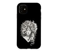 Medusa Snake Serpent Upscaled Dark Fantasy Artwork Case for iPhone 11