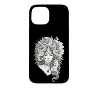 Medusa Snake Serpent Upscaled Dark Fantasy Artwork Case for iPhone 15