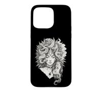 Medusa Snake Serpent Upscaled Dark Fantasy Artwork Case for iPhone 15 Pro Max