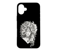 Medusa Snake Serpent Upscaled Dark Fantasy Artwork Case for iPhone 16 Plus