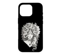 Medusa Snake Serpent Upscaled Dark Fantasy Artwork Case for iPhone 16 Pro