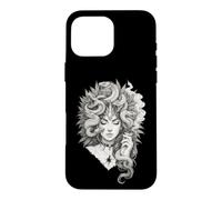 Medusa Snake Serpent Upscaled Dark Fantasy Artwork Case for iPhone 16 Pro Max