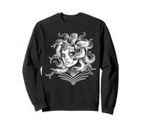 Medusa Snake Serpent x Greek Mythology Neo-Traditional Sweatshirt