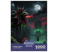 Medusa Sunflower 1000 Pieces Portable Jigsaw Puzzle Age 3+ Cool Collage Effect, Fun Details, Educational, Challenging 70x50cm/1000pcs