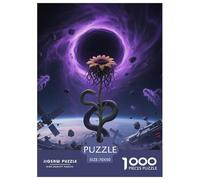 Medusa Sunflower 1000 Pieces Portable Jigsaw Puzzle Age 3+ Cool Collage Effect, Home Decoration, Educational, Challenging 70x50cm/1000pcs