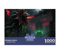 Medusa Sunflower 1000 Pieces Premium Jigsaw Age 14+ for Adults Cool Collage Effect, Fun Details, Educational, Challenging 38x26cm/1000pcs