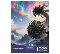 Medusa Sunflower 1000 Pieces Premium Jigsaw Age 3+ Cool Collage Effect, Fun Details, Educational, Challenging Puzzle Games 70x50cm/1000pcs