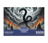 Medusa Sunflower 1000 Pieces Premium Jigsaw Age 3+ Cool Collage Effect, Home Decoration, Educational, Challenging 38x26cm/1000pcs