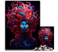 Medusa The Greek God 1000 Pieces Puzzle Gifts Puzzles for Adults for Teenager Families Perfect DIY Decor BrainTeasing Challenge 1000 PCS(75x50cm)