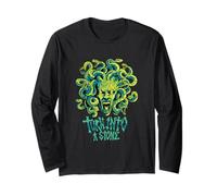 Medusa: Turn Into A Stone - Greek Mythology Art Long Sleeve T-Shirt