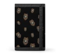Medusa Wallet for Men Slim Minimalist Tri-fold ID Window 9-13 Cards