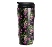Medusa with Bubble Pattern Printed Coffee Mugs Insulated Travel Mug Reusable Water Cup with Lid for Home Outdoor 9 OZ /12 OZ