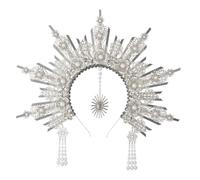 Medusas Headpiece Gold Angelic Crowns Mythical Costume Fashion Accessory for Trendy Women Halloween Party Supplies