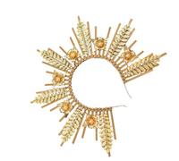 Medusas Headpiece Gold Tiaras Crowns Mythical Costume Fashion Accessory for Trendy Women Halloween Party Supplies