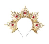 Medusas Headpiece Gold Tiaras Crowns Mythical Costume Fashion Accessory For Trendy Women Halloween Party Supplies Unique Bride Hairpiece