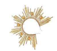 Medusas Headpiece Gold Tiaras Crowns Mythical Costume Fashion Accessory For Trendy Women Halloween Party Supplies Unique Bride Hairpiece