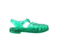 Méduse Sun - Women's PVC Fisherman Sandals - Jelly Sandals - Waterproof - Beach Pool Sandals - Lightweight, glitter green, 6 UK