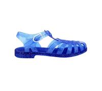 Méduse Sun - Women's PVC Fisherman Sandals - Jelly Sandals - Waterproof - Beach Pool Sandals - Lightweight, Glitter Blue, 7 UK