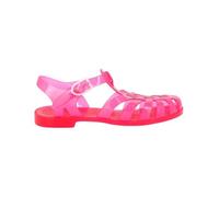 Méduse Sun - Women's PVC Fisherman Sandals - Jelly Sandals - Waterproof - Beach Pool Sandals - Lightweight, Neon Pink, 4 UK