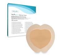 MedVance TM Silicone - Bordered Silicone Adhesive Foam Dressing Sacral Size 7"x 7" Box of 5 dressings