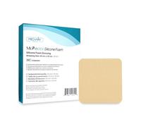 MedVance TM Silicone - Silicone Adhesive Foam Absorbent Dressing, 4"x4", Box of 5 dressings