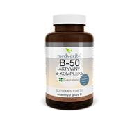 MEDVERITA B-50 Methylated B-Complex 120 Caps | Supports The Nervous System | Reduces Fatigue
