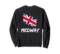 Medway Great Britain Flag British Heritage & English Pride Sweatshirt