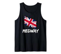 Medway Great Britain Flag British Heritage & English Pride Tank Top