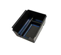 MEDZUK 4 Colors Compatible with Dacia Duster 3 2024-2025 2026 Car Center Console Armrest Storage Box, Glove Compartment Organiser Tray Accessories (No handbrake, Blue)