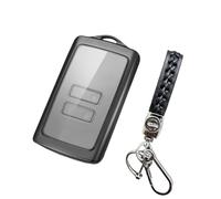 MEDZUK Car Key Cover Compatible with Dacia Sandero | Sandero Stepway 3 2020-2024 2025 Dacia Logan 3 2020-2024 2025 TPU Key Fob Cover , Key Case Protection Accessories with Keychain (Black)