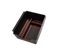 MEDZUK Compatible with Dacia Bigster 2025-2026 Car Center Console Storage Box Centre Armrest Glove Box Organiser Tray Accessories (Red, Type B)