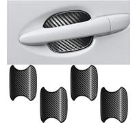 MEDZUK Pack of 4 Door Handle Protective Film Compatible with Skoda Elroq 2025-2026 Scratch-Resistant Paint Protection Film Sticker - Cover Against Scratches for Car Door Recesses and Handle Recess