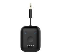MEE audio Connect Air in-Flight Bluetooth Wireless Transmitter Adapter for up to 2 AirPods/Other Headphones; Works with All 3.5mm Aux Jacks on Airplanes, Gym Equipment, Gaming Consoles (AF-CA1-BK)
