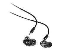 MEE audio - MX1 PRO Dynamic Driver, Customisible, Noise-Isolating, Universal-Fit Modular Musician’s In-Ear Monitors with Detachable Cables - Smoke
