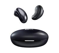 MEE audio Pebbles True Wireless Earbuds - Bluetooth 5.3 Low Profile in Ear Lightweight Headphones with Headset Microphone & Call Noise Reduction for Gym/Workouts/Sports and Gaming, Onyx