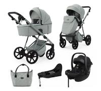 Mee-go Milano Natura 3 in 1 Plus Base Travel System - Mint