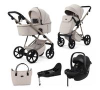 Mee-go Milano Natura 3 in 1 Plus Base Travel System - Vanilla
