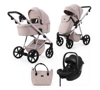 Mee-go Milano Natura 3 in 1 Travel System - Rose